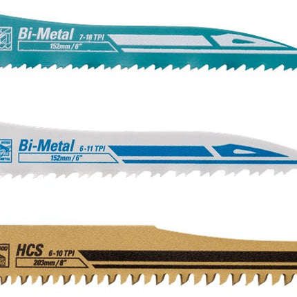 Afbeelding Makita reciprozaagset 3-delig B-13677