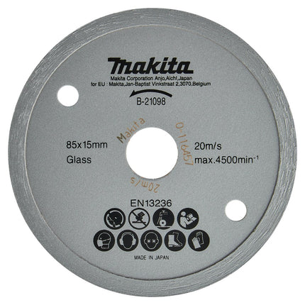 Afbeelding Makita diamantsch. 85x15x1,8 gls/mar B-21098