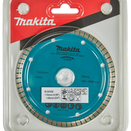 Afbeelding Makita diamantsch. 110x20 glas/marmer B-22028