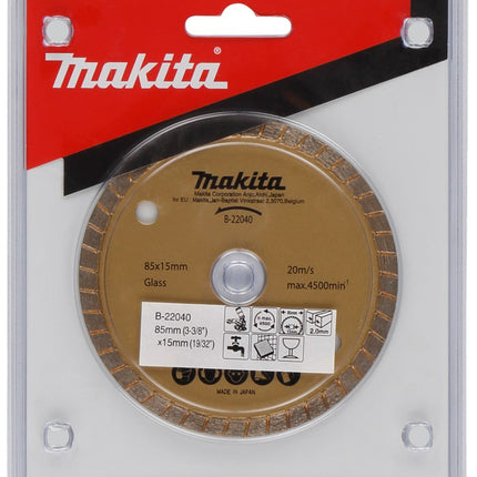 Afbeelding Makita diamantsch. 85x15x2,0 auto B-22040