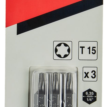 Afbeelding Makita schroefbit t15x25 3stk B-23606