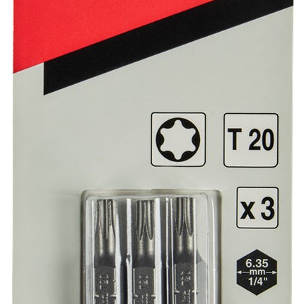 Afbeelding Makita schroefbit t20x25 3st B-23612