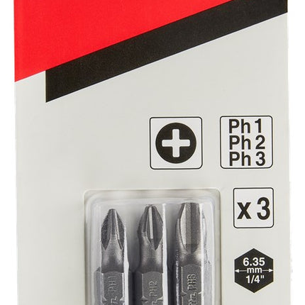 MAKITA SCHROEFBIT PH1,2,3X25