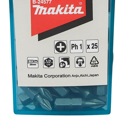 MAKITA SCHROEFBIT PH1X25MM 25STK