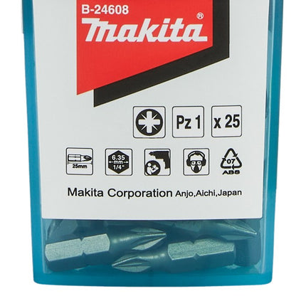 Afbeelding Makita schroefbit pz1x25 25stk B-24608