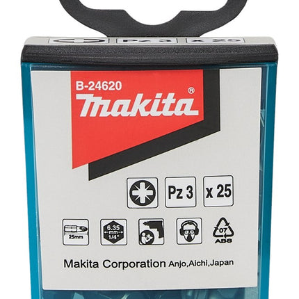 Afbeelding Makita schroefbit pz3x25mm 25stk B-24620