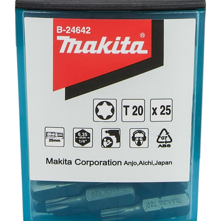 MAKITA SCHROEFBIT T20X25MM 25ST