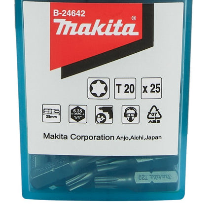 MAKITA SCHROEFBIT T20X25MM 25ST