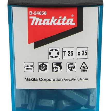 Afbeelding Makita schroefbit t25x25 25stk B-24658
