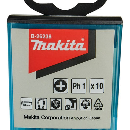 Afbeelding Makita schroefbit ph1x50mm 10stk B-26238