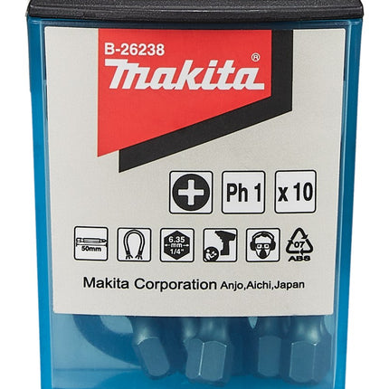 Afbeelding Makita schroefbit ph1x50mm 10stk B-26238