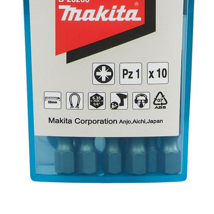 Afbeelding Makita schroefbit pz1x50 10stk B-26266