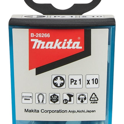 Afbeelding Makita schroefbit pz1x50 10stk B-26266