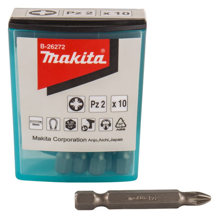 Afbeelding Makita schroefbit pz2x50mm 10 stuks B-26272