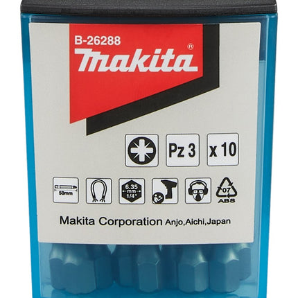 Afbeelding Makita schroefbit pz3x50 10stk B-26288