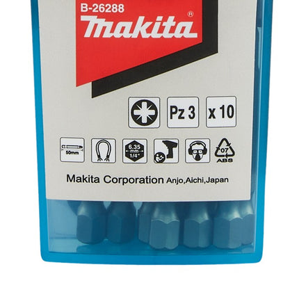 Afbeelding Makita schroefbit pz3x50 10stk B-26288