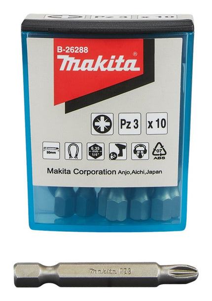 Afbeelding Makita schroefbit pz3x50 10stk B-26288