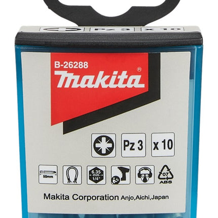 Afbeelding Makita schroefbit pz3x50 10stk B-26288