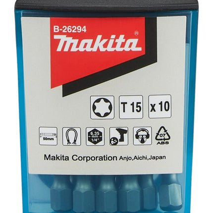 Afbeelding Makita schroefbit t15x50 10stk B-26294