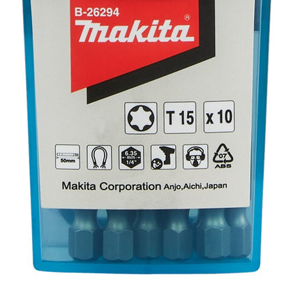 Afbeelding Makita schroefbit t15x50 10stk B-26294