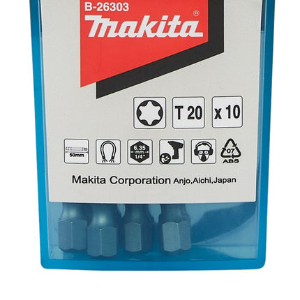 Afbeelding Makita schroefbit t20x50mm 10stk B-26303