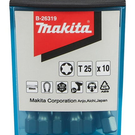 Afbeelding Makita schroefbit t25x50 10stk B-26319