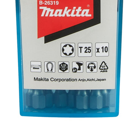 Afbeelding Makita schroefbit t25x50 10stk B-26319