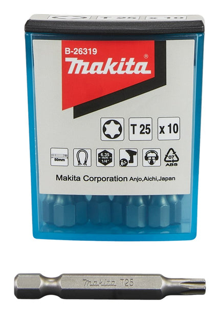 Afbeelding Makita schroefbit t25x50 10stk B-26319