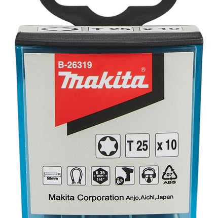 Afbeelding Makita schroefbit t25x50 10stk B-26319
