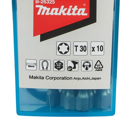 Afbeelding Makita schroefbit t30x50 10stk B-26325