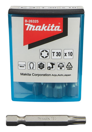 Afbeelding Makita schroefbit t30x50 10stk B-26325
