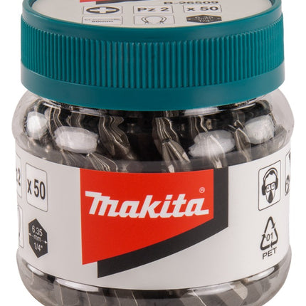 Afbeelding Makita schroefbit pz2x50mm pot 50st B-26509