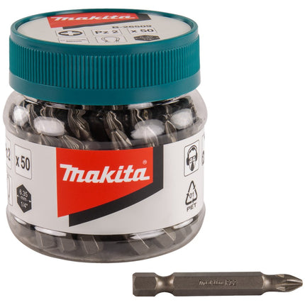 Afbeelding Makita schroefbit pz2x50mm pot 50st B-26509