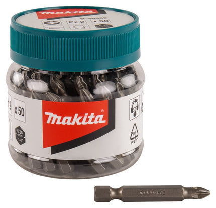 Afbeelding Makita schroefbit pz2x50mm pot 50st B-26509