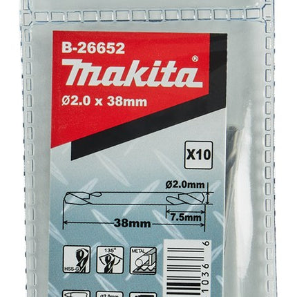 Afbeelding Makita hss-g dubb boor 2x38mm B-26652