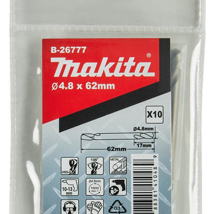 Afbeelding Makita hss-g dubb boor 4,8x62mm B-26777