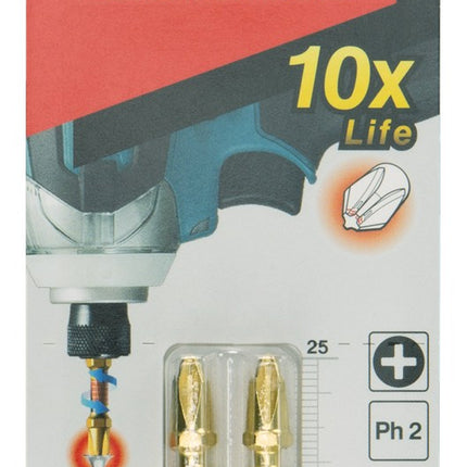 Afbeelding Makita xtt slagschroefbit hout ph2x25 B-28488