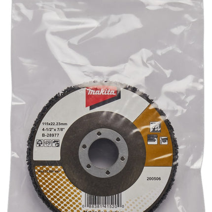 Afbeelding Makita schuursch.115x22mm fib blk B-28977