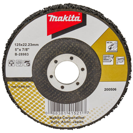 Afbeelding Makita schuursch.125x22mm fib blk B-28983