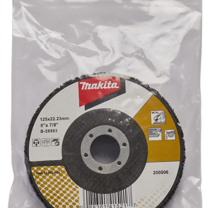 Afbeelding Makita schuursch.125x22mm fib blk B-28983