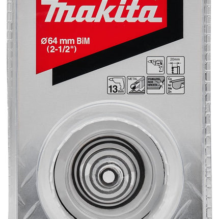 Afbeelding Makita gatzaag 64mm bim plaatstaal B-29898