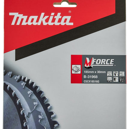 Afbeelding Makita zaagb mforce 185x30x2,0 16t15g B-31968