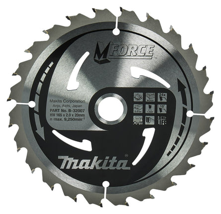 Afbeelding Makita zaagb mforce 165x20x2,0 24t15g B-32007