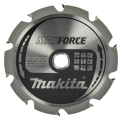 Afbeelding Makita zaagb hout 165x20x2,0 10t 20g B-32100