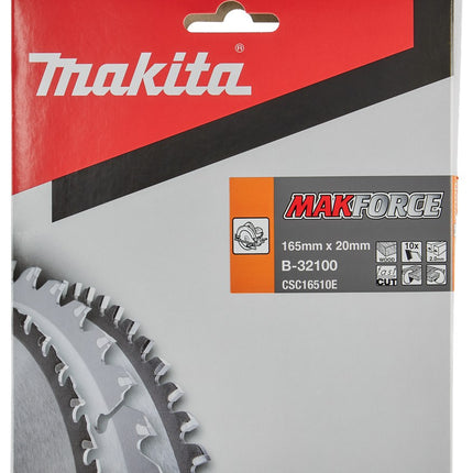 Afbeelding Makita zaagb hout 165x20x2,0 10t 20g B-32100