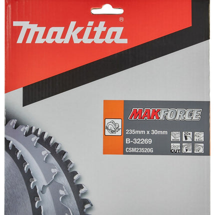 Afbeelding Makita zaagb hout 235x30x2,3 20t 20g B-32269