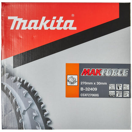 Afbeelding Makita zaagb hout 270x30x2,8 60t 15g B-32409