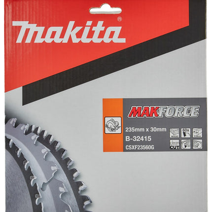Afbeelding Makita zaagb hout 235x30x2,8 60t 15g B-32415