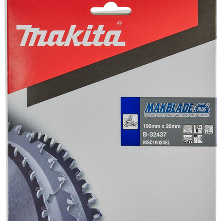 Afbeelding Makita zaagb q c 190x20x2,2 24t 5g B-32437