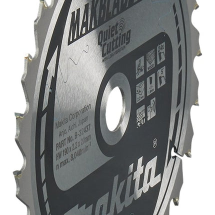Afbeelding Makita zaagb q c 190x20x2,2 24t 5g B-32437